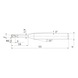 MITSUBISHI MATERIALS CRN2XLRBD0200R030N16 MITSUBISHI, VHM-Schaftfr&auml;ser &Oslash;2 mm - CRN2XL, VHM-Schaftfr&auml;ser - 2
