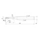 MITSUBISHI MATERIALS CRN2XLRBD0300R020N20 MITSUBISHI, VHM-Schaftfr&auml;ser &Oslash;3 mm - CRN2XL, VHM-Schaftfr&auml;ser - 2