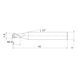 MITSUBISHI MATERIALS MP2MBR0090 MITSUBISHI, VHM-Kugelkopffr&auml;ser &Oslash;1.8 mm - MP2MB, VHM-Kugelkopffr&auml;ser - 2