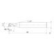 MP2SSBR0075S06 MITSUBISHI, VHM-Kugelkopffräser Ø1.5 mm - MP2SDB, VHM-Kugelkopffräser - 2