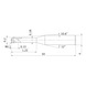 MITSUBISHI MATERIALS MP2XLBR0010N013 MITSUBISHI, VHM-Kugelkopffr&auml;ser &Oslash;0.2 mm - MP2XLB, VHM-Kugelkopffr&auml;ser - 2