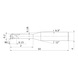 MITSUBISHI MATERIALS MP2XLBR0010N020 MITSUBISHI, VHM-Kugelkopffr&auml;ser &Oslash;0.2 mm - MP2XLB, VHM-Kugelkopffr&auml;ser - 2