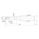 MITSUBISHI MATERIALS MP2XLBR0015N018 MITSUBISHI, VHM-Kugelkopffr&auml;ser &Oslash;0.3 mm - MP2XLB, VHM-Kugelkopffr&auml;ser - 2