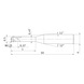 MITSUBISHI MATERIALS MP2XLBR0025N010 MITSUBISHI, VHM-Kugelkopffr&auml;ser &Oslash;0.5 mm - MP2XLB, VHM-Kugelkopffr&auml;ser - 2