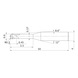 MITSUBISHI MATERIALS MP2XLBR0030N035 MITSUBISHI, VHM-Kugelkopffr&auml;ser &Oslash;0.6 mm - MP2XLB, VHM-Kugelkopffr&auml;ser - 2