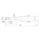 MITSUBISHI MATERIALS MP2XLBR0030N120 MITSUBISHI, VHM-Kugelkopffr&auml;ser &Oslash;0.6 mm - MP2XLB, VHM-Kugelkopffr&auml;ser - 2