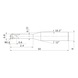 MITSUBISHI MATERIALS MP2XLBR0040N024S06 MITSUBISHI, VHM-Kugelkopffr&auml;ser &Oslash;0.8 mm - MP2XLB, VHM-Kugelkopffr&auml;ser - 2