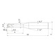 MITSUBISHI MATERIALS MP2XLBR0040N040 MITSUBISHI, VHM-Kugelkopffr&auml;ser &Oslash;0.8 mm - MP2XLB, VHM-Kugelkopffr&auml;ser - 2