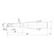 MITSUBISHI MATERIALS MP2XLBR0040N100 MITSUBISHI, VHM-Kugelkopffr&auml;ser &Oslash;0.8 mm - MP2XLB, VHM-Kugelkopffr&auml;ser - 2