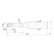 MITSUBISHI MATERIALS MP2XLBR0040N120 MITSUBISHI, VHM-Kugelkopffr&auml;ser &Oslash;0.8 mm - MP2XLB, VHM-Kugelkopffr&auml;ser - 2
