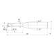 MITSUBISHI MATERIALS MP2XLBR0050N070 MITSUBISHI, VHM-Kugelkopffr&auml;ser &Oslash;1 mm - MP2XLB, VHM-Kugelkopffr&auml;ser - 2
