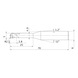 MITSUBISHI MATERIALS MP2XLBR0250N250 MITSUBISHI, VHM-Kugelkopffr&auml;ser &Oslash;5 mm - MP2XLB, VHM-Kugelkopffr&auml;ser - 2