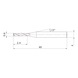 MITSUBISHI MATERIALS MS2LSD0060 MITSUBISHI, VHM-Nutenfr&auml;ser &Oslash;0.6 mm - MS2LS, VHM-Nutenfr&auml;ser - 2