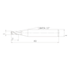 MITSUBISHI MATERIALS MS2MSD0100 MITSUBISHI, VHM-Nutenfr&auml;ser &Oslash;1 mm - MS2MS, VHM-Nutenfr&auml;ser - 2