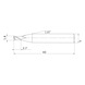MS2SSD0180 MITSUBISHI, VHM-Nutenfr&auml;ser &Oslash;1.8 mm - MS2SS, VHN-Nutenfr&auml;ser - 2