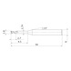 MS2XL6D0180N045 MITSUBISHI, VHM-Nuten-und Rippenfräser Ø1.8 mm - MS2XL, VHM-Nuten- und Rippfräser - 2