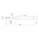 MS2XL6D0190N048 MITSUBISHI, VHM-Nuten-und Rippenfräser Ø1.9 mm - MS2XL, VHM-Nuten- und Rippfräser - 2