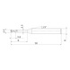 MITSUBISHI MATERIALS MS2XL6D0240N060 MITSUBISHI, VHM-Nuten-und Rippenfr&auml;ser &Oslash;2.4 mm - MS2XL, VHM-Nuten- und Rippfr&auml;ser - 2