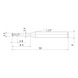 MITSUBISHI MATERIALS MS2XL6D0250N063 MITSUBISHI, VHM-Nuten-und Rippenfr&auml;ser &Oslash;2.5 mm - MS2XL, VHM-Nuten- und Rippfr&auml;ser - 2