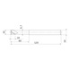 MITSUBISHI MATERIALS MS4XLD1000N600 MITSUBISHI, VHM-Nutenfr&auml;ser &Oslash;10 mm - MS4XL, VHM-Nutenfr&auml;ser - 2