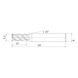 MITSUBISHI MATERIALS MSMHDD0520 MITSUBISHI, VHM-Schaftfr&auml;ser &Oslash;5.2 mm - MSMHD, VHM-Hochleistungsfr&auml;ser - 2