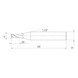 MITSUBISHI MATERIALS VF2MVD0400 MITSUBISHI, VHM-Nutenfr&auml;ser &Oslash;4 mm - VF2MV, VHM-Nutenfr&auml;ser - 2