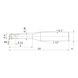 MITSUBISHI MATERIALS VF2XLBR0020N030S04 MITSUBISHI, VHM-Kugelkopffr&auml;ser &Oslash;0.4 mm - VF2XLB, VHM-Kugelkopffr&auml;ser - 2