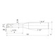 MITSUBISHI MATERIALS VF2XLBR0020N040S04 MITSUBISHI, VHM-Kugelkopffr&auml;ser &Oslash;0.4 mm - VF2XLB, VHM-Kugelkopffr&auml;ser - 2
