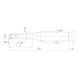 VF2XLBR0030N050S06 MITSUBISHI, VHM-Kugelkopffräser Ø0.6 mm - VF2XLB, VHM-Kugelkopffräser - 2