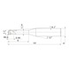 MITSUBISHI MATERIALS VF2XLBR0060N060S06 MITSUBISHI, VHM-Kugelkopffr&auml;ser &Oslash;1.2 mm - VF2XLB, VHM-Kugelkopffr&auml;ser - 2