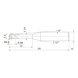 MITSUBISHI MATERIALS VF2XLBR0060N120S06 MITSUBISHI, VHM-Kugelkopffr&auml;ser &Oslash;1.2 mm - VF2XLB, VHM-Kugelkopffr&auml;ser - 2
