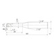 MITSUBISHI MATERIALS VF2XLBR0075N200S04 MITSUBISHI, VHM-Kugelkopffr&auml;ser &Oslash;1.5 mm - VF2XLB, VHM-Kugelkopffr&auml;ser - 2