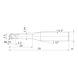 MITSUBISHI MATERIALS VF2XLBR0075N200S06 MITSUBISHI, VHM-Kugelkopffr&auml;ser &Oslash;1.5 mm - VF2XLB, VHM-Kugelkopffr&auml;ser - 2