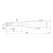 MITSUBISHI MATERIALS VF2XLBR0100N060S06 MITSUBISHI, VHM-Kugelkopffr&auml;ser &Oslash;2 mm - VF2XLB, VHM-Kugelkopffr&auml;ser - 2