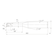 MITSUBISHI MATERIALS VF2XLBR0100N180S04 MITSUBISHI, VHM-Kugelkopffr&auml;ser &Oslash;2 mm - VF2XLB, VHM-Kugelkopffr&auml;ser - 2