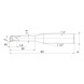 MITSUBISHI MATERIALS VF2XLBR0100N300S06 MITSUBISHI, VHM-Kugelkopffr&auml;ser &Oslash;2 mm - VF2XLB, VHM-Kugelkopffr&auml;ser - 2