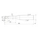 MITSUBISHI MATERIALS VF2XLBR0125N350S06 MITSUBISHI, VHM-Kugelkopffr&auml;ser &Oslash;2.5 mm - VF2XLB, VHM-Kugelkopffr&auml;ser - 2