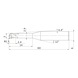 MITSUBISHI MATERIALS VF2XLBR0150N140S06 MITSUBISHI, VHM-Kugelkopffr&auml;ser &Oslash;3 mm - VF2XLB, VHM-Kugelkopffr&auml;ser - 2