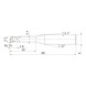 MITSUBISHI MATERIALS VF2XLBR0175N300S06 MITSUBISHI, VHM-Kugelkopffr&auml;ser &Oslash;3.5 mm - VF2XLB, VHM-Kugelkopffr&auml;ser - 2
