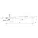 MITSUBISHI MATERIALS VF2XLBSR0050N060 MITSUBISHI, VHM-Kugelkopffr&auml;ser &Oslash;1 mm - VF2XLBS, VHM-Kugelkopffr&auml;ser - 2