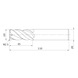 MITSUBISHI MATERIALS VQMHVRBD2000R250 MITSUBISHI, VHM-Torusfr&auml;ser &Oslash;20 mm - VQMHVRB, VHM-Torusfr&auml;ser - 2
