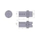 MITSUBISHI MATERIALS H100TH-B50-180 MITSUBISHI, HSK-Drehhalter - H100TH, HSK-T Drehhalter - 2