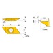 MITSUBISHI MATERIALS BTBT604500R-B VP15TF MITSUBISHI, WSP, Drehen, beschichtet - BTBT, Wendeschneidplatte, Kleinteilefertigung - 2