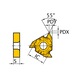 MITSUBISHI MATERIALS MMT11IRA55-S VP15TF MITSUBISHI, WSP, Gewindeschneiden, beschichtet - MMT11IR, Wendeschneidplatte, Gewindedrehen - 1