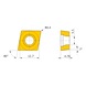 MITSUBISHI MATERIALS CCMT120404-MK MC5015 MITSUBISHI, WSP, Drehen, beschichtet - CCMT, Wendeschneidplatte, positiv - 3