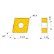 MITSUBISHI MATERIALS CNMG09T304-SH US735 MITSUBISHI, WSP, Drehen, beschichtet - CNMG, Wendeschneidplatte, negativ - 3