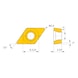MITSUBISHI MATERIALS DCMT11T304-MK MC5005 MITSUBISHI, WSP, Drehen, beschichtet - DCMT, Wendeschneidplatte, positiv - 3