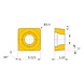 SCMT09T304-MK MC5015 MITSUBISHI, WSP, Drehen, beschichtet - SCMT, Wendeschneidplatte, positiv - 3
