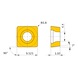 SCMT09T308-MP MC6025 MITSUBISHI, WSP, Drehen, beschichtet - SCMT, Wendeschneidplatte, positiv - 3
