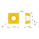 MITSUBISHI MATERIALS SCMW120408 MC5015 MITSUBISHI, WSP, Drehen, beschichtet - SCMW, Wendeschneidplatte, positiv - 3